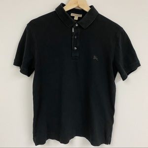Burberry black polo shirt men’s Sz M
